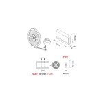 Neon Flex 6 x12 mm , 12V ou 24V DC, IP65, 13W/m, 2400K ROLO 25Mts