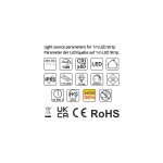 Neon Flex 6 x12 mm , 12V ou 24V DC, IP65, 13W/m, 2400K ROLO 25Mts