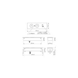 Tomada TAOBOX com USB A + USB C e 2 Tomadas