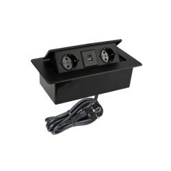 Tomada KOMBIBOX com usb - 2 tomadas + 2 Usb