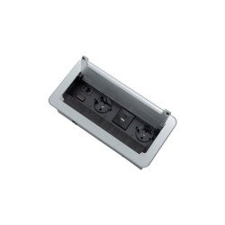 Tomada INBOX - 2 tomadas + 2 usb + 1 RJ45 + 1 HDMI