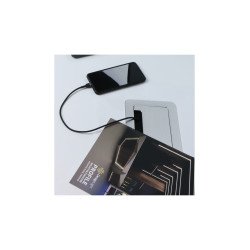 Tomada INBOX - 2 tomadas + 2 usb + 1 RJ45 + 1 HDMI