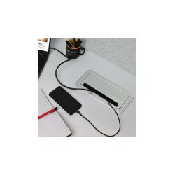 Tomada INBOX - 2 tomadas + 2 usb + 1 RJ45 + 1 HDMI