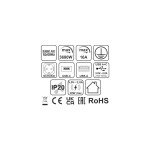 Tomada LIFTBOX Automatica - 3 Tomadas + 2 USB + WirelessCharger