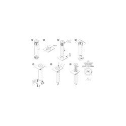 Tomada LIFTBOX Automatica - 3 Tomadas + 2 USB + WirelessCharger