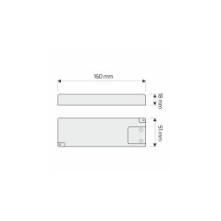 Fonte de alimentação 30W 12V IP20 com fichas mini