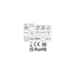 Fonte de alimentação 36W 12V IP20 FLAT