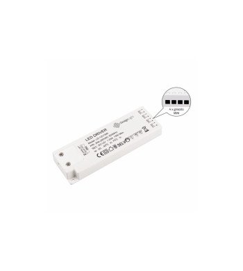 Fonte de alimentação 15W 12V IP20 com fichas mini